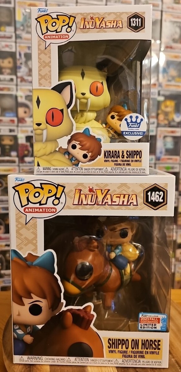 Funko Pop Inuyasha Shippo On Horse #1462 & Kirara #3111 Bundle