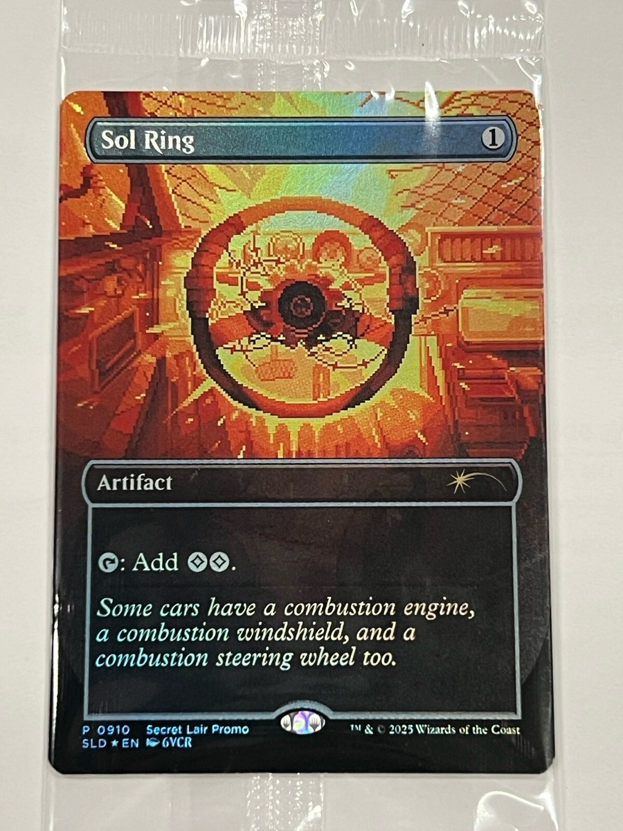 MTG Sol Ring RAINBOW FOIL Secret Lair Drop Promo Card 0910 NM | eBay