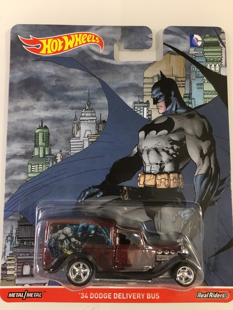HOT WHEELS PREMIUM DC COMICS BATMAN 1934 DODGE DELIVERY BUS | eBay