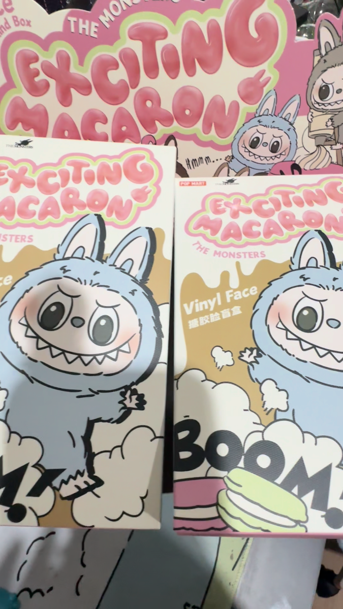 POP MART LABUBU V1 The Monsters - Exciting Macaron Vinyl Plush