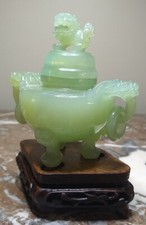 古董中国玉石香炉1900-1940 | eBay