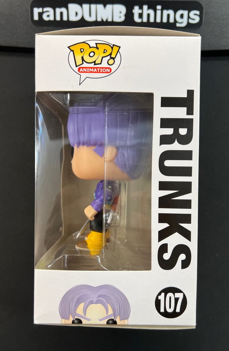 Funko Pop! Trunks #107 - Dragon Ball Z + PROTECTOR - Ships from NJ