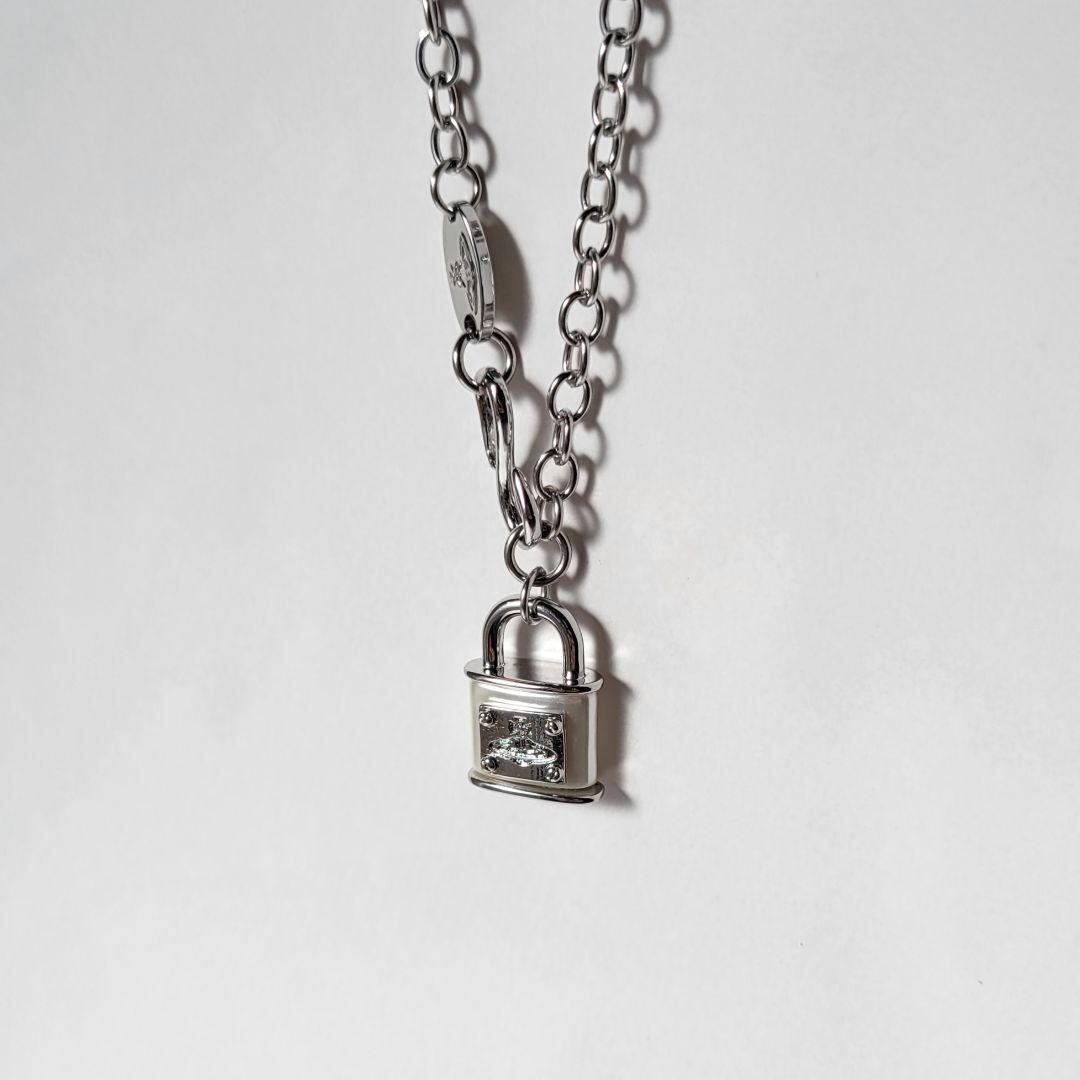 Vivienne Westwood Padlock Necklace Silver Mint | eBay