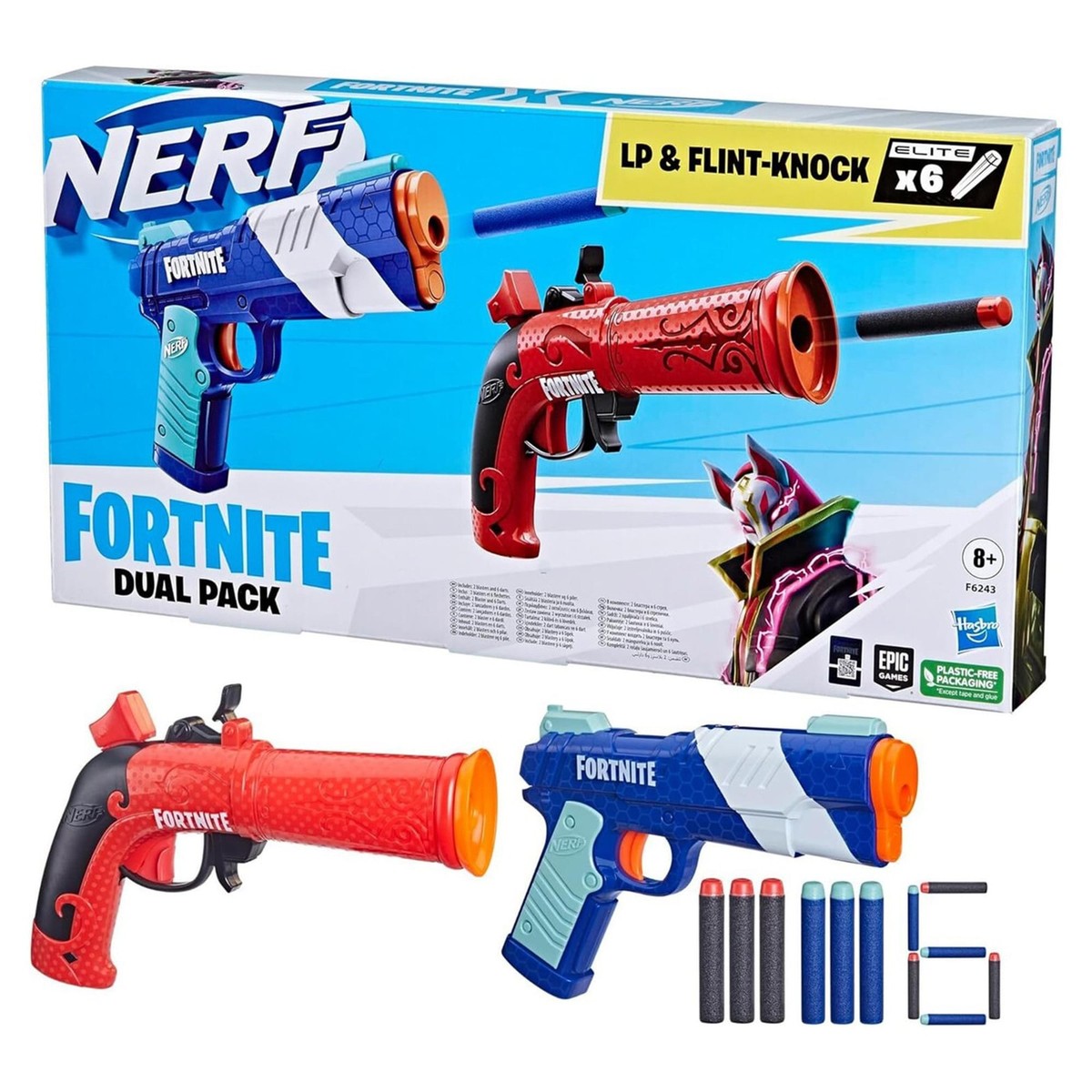 Fortnite Nerf Dart Blaster Set | LP & Flint Knock | eBay