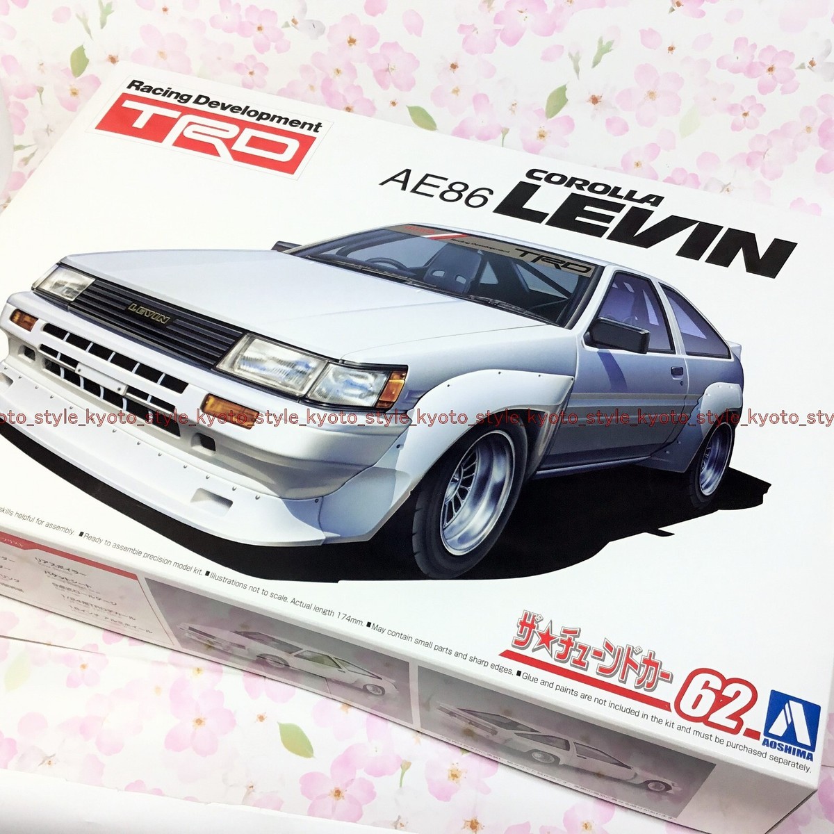 Aoshima 1/24 Scale Kit 57988 TRD AE86 Corolla Levin N2 Ver. 57988