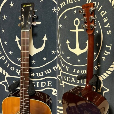 Acoustic Guitar Morris MD-501 Natural Made in Japan with Soft Case