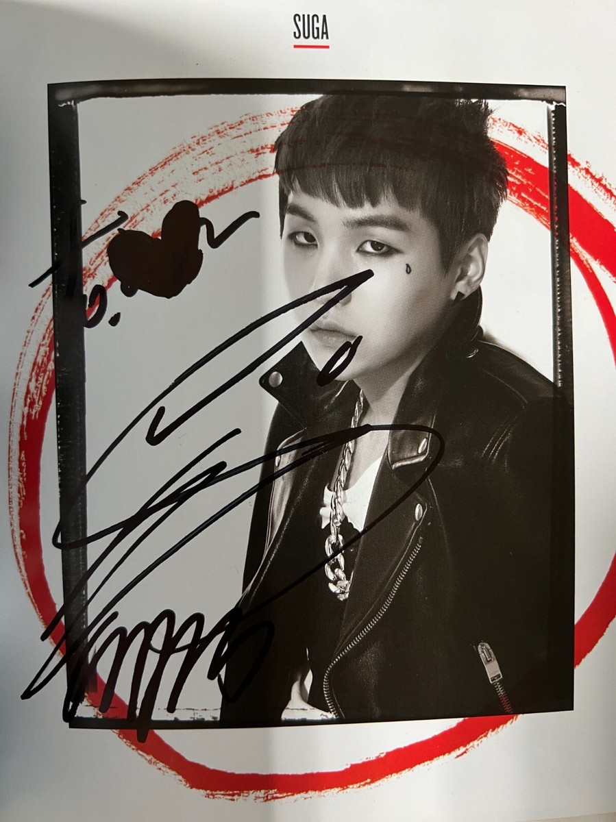BTS [DARK & WILD] All Member Autographed Signed Album Fansign