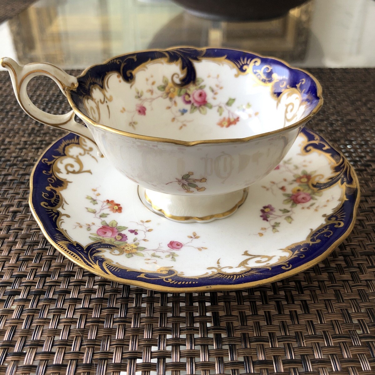 Coalport AD-1750 England Tea Cup And Saucer Set | eBay