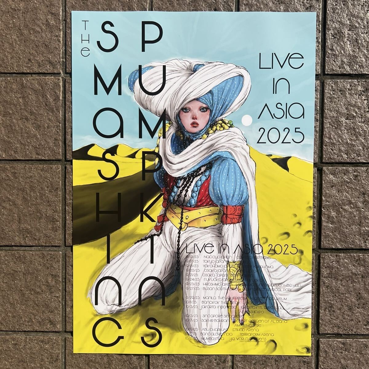 Smashing Pumpkins / Asia Tour 2025 Original Official Gig Poster A2