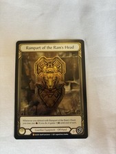 FAB Rampart of the Ram's Head プロモ版 EN】《Rainbow Foil