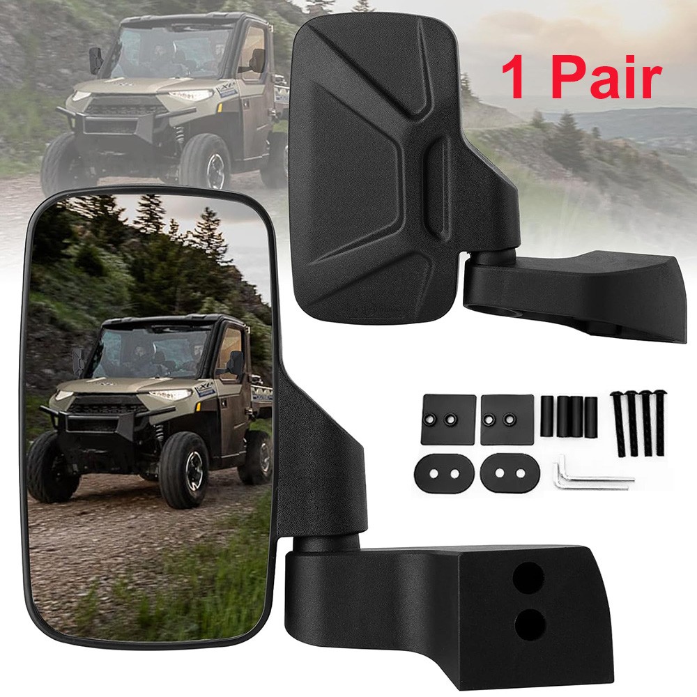 Door Mounted Side Mirrors 2889241 Fit For 2018-2025 Polaris Ranger