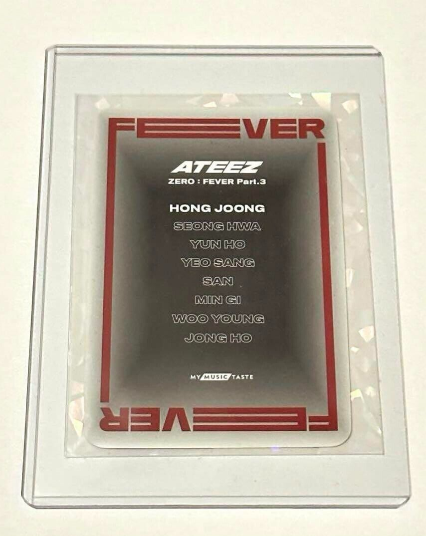 ATEEZ SEONGHWA Photocard ZERO:FEVER Part.3 MMT Limited Vampire ver