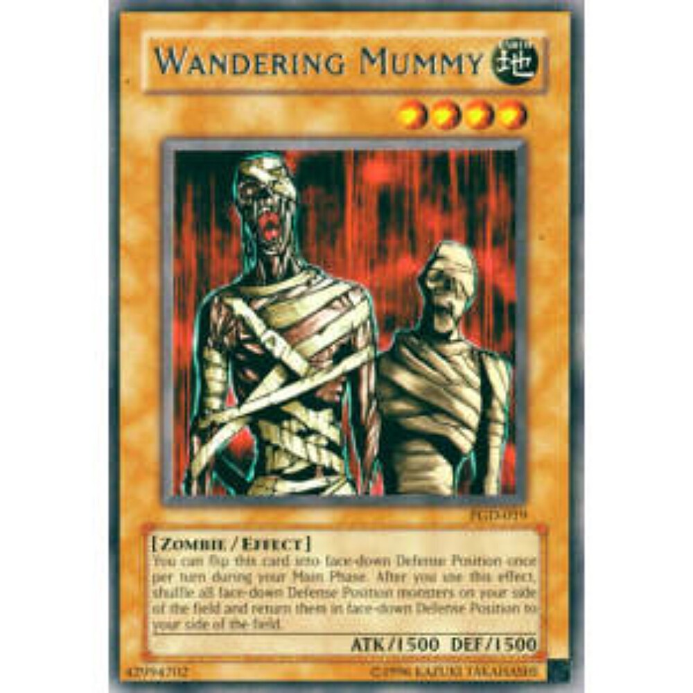 Wandering Mummy PGD-019 X 1 Near Mint Silver Rare yugioh Card