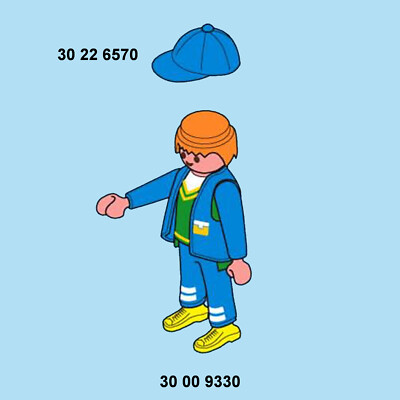 Playmobil Airport 3197 3212 Refuelling & Luggage Vehicles * SPARE