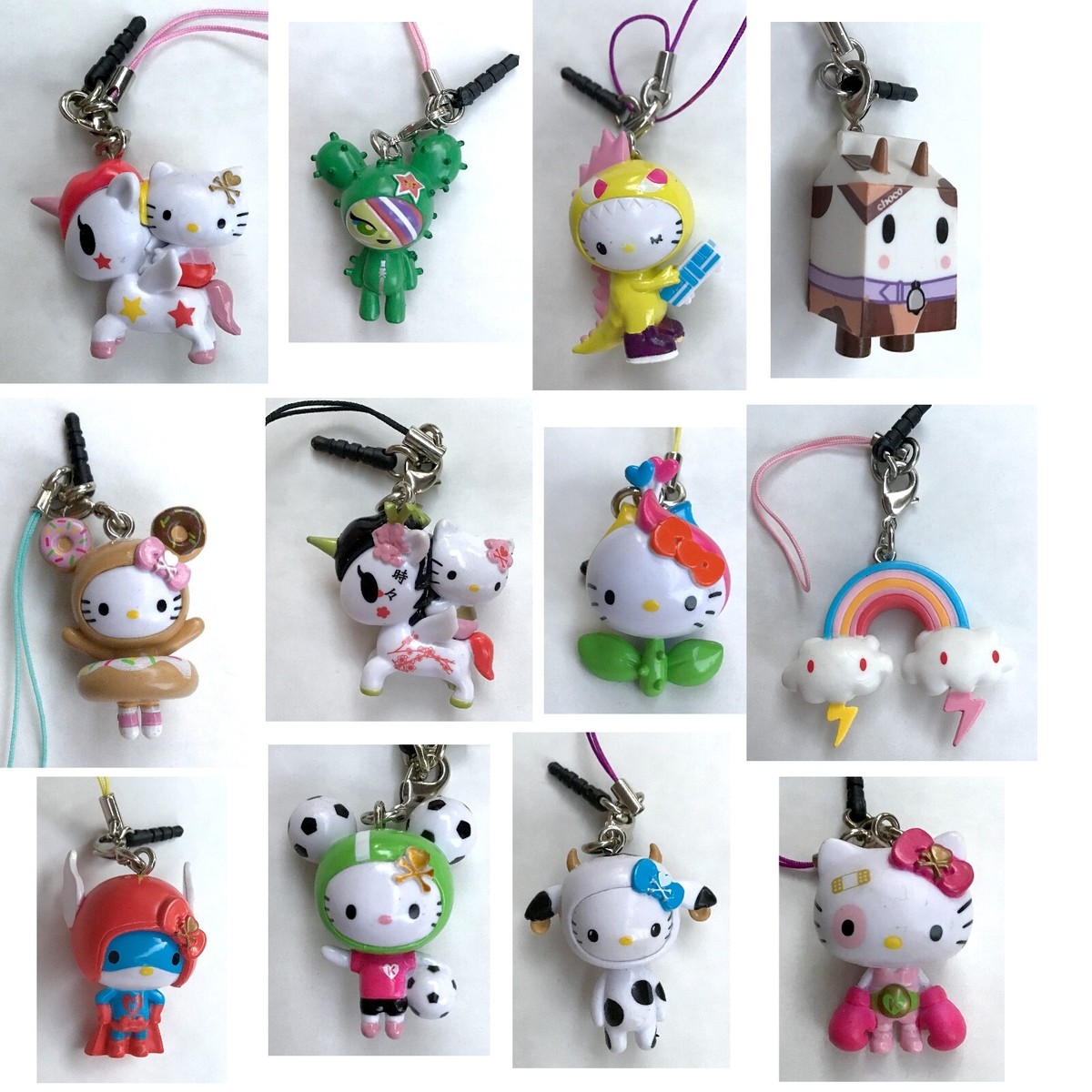 Tokidoki x Hello Kitty Frenzies Charm Sakura Unicorno Superhero