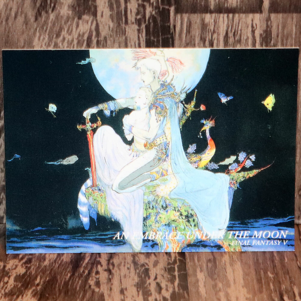 Final Fantasy Art Museum Card An Embrace Under The Moon #185