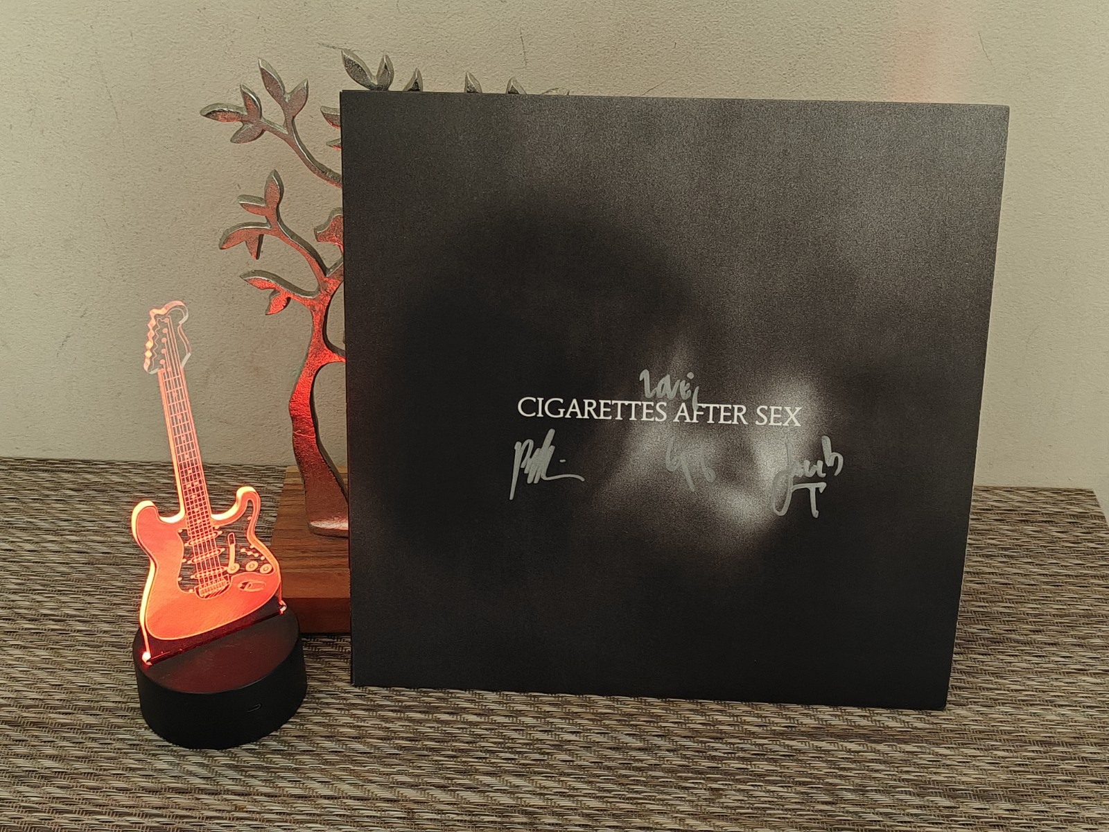 SIGNED Cigarettes After Sex - X's Vinyl LP CLEAR AUTOGRAPHED