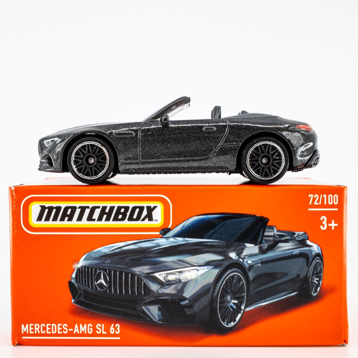 2024 Matchbox Power Grabs #72 Mercedes-AMG SL63 OBSIDIAN BLACK