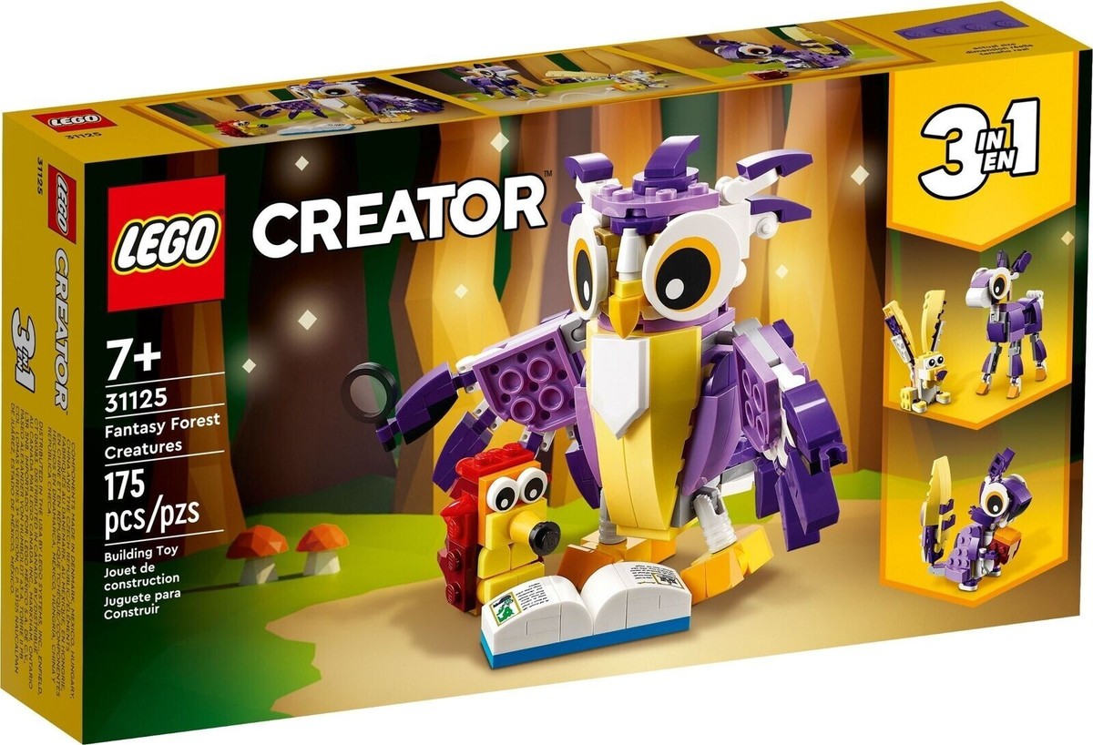 31125 FANTASY FOREST CREATURES lego creator NEW 3 in 1 legos set