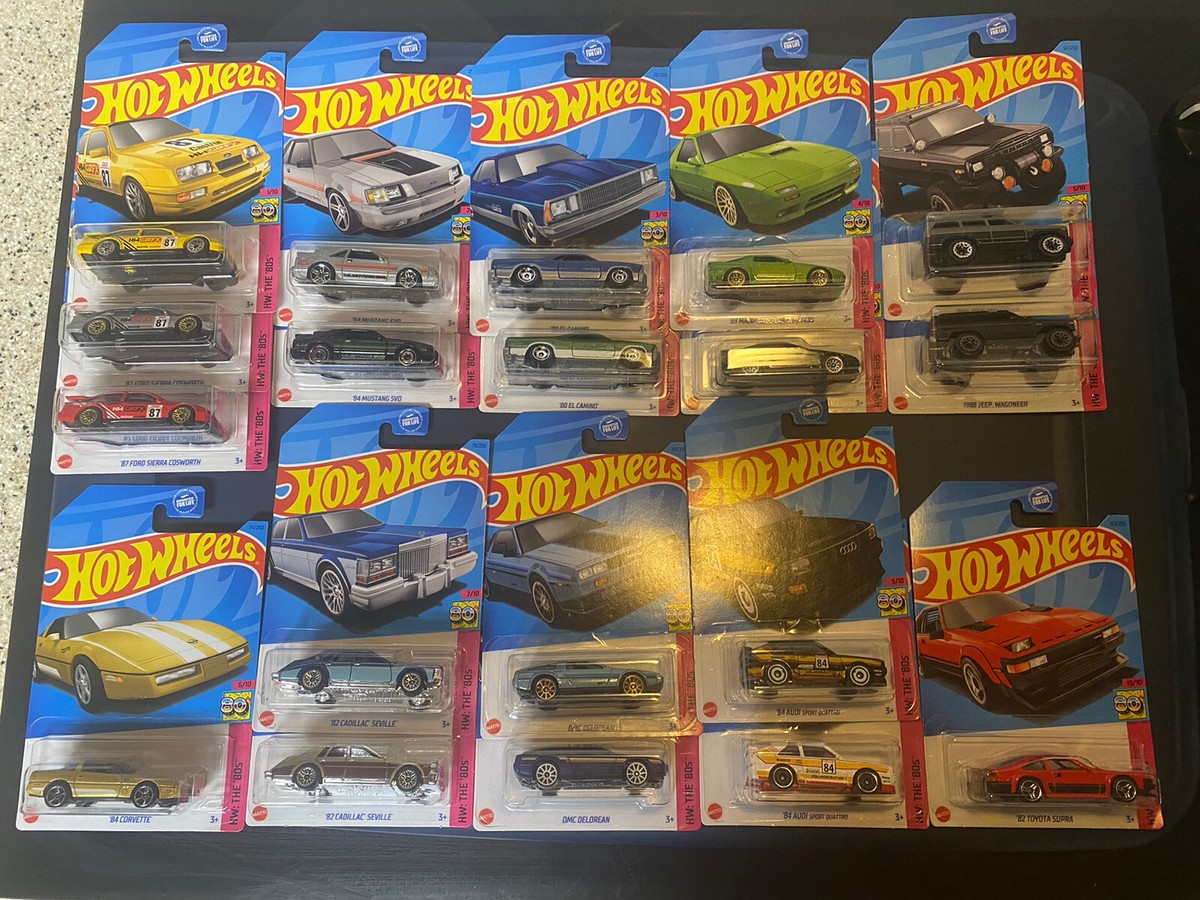 2023 Hot Wheels HW The '80s Complete Set of 19 cars-Kroger