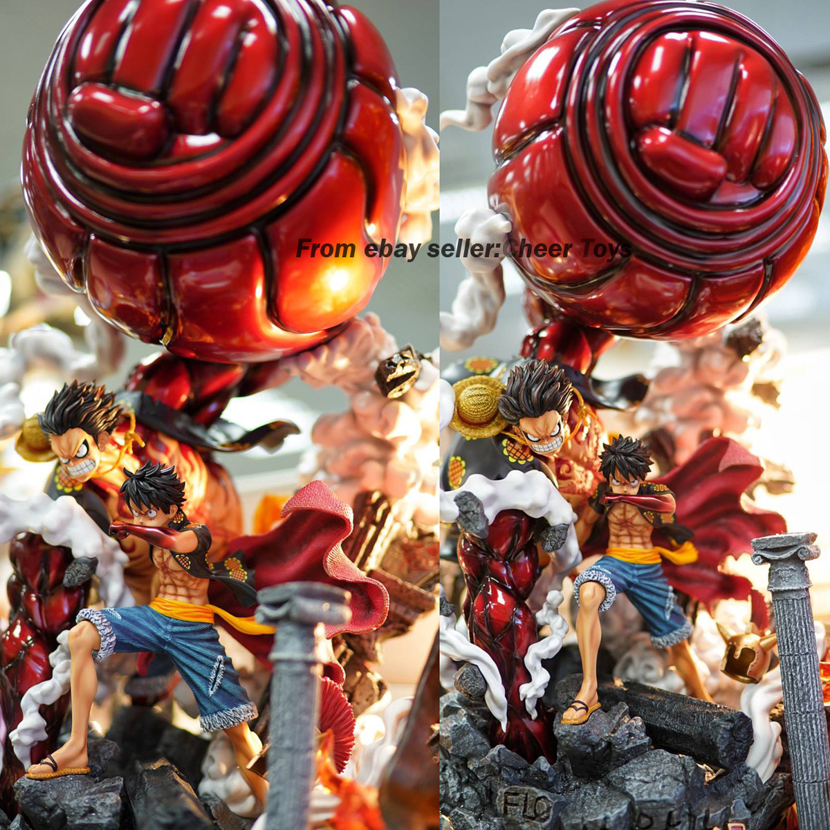 F3 Studios GK One Piece gear fourth luffy Model Toy Garage Kits