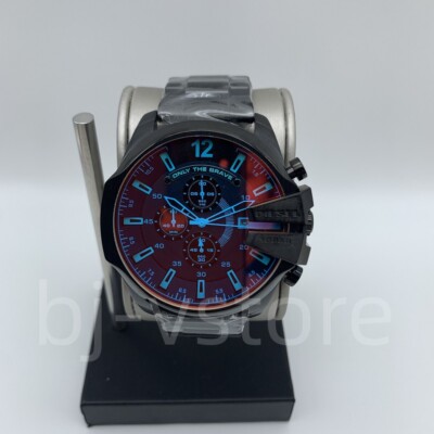 Diesel DZ4318 Mega Chief Chronograph Black Dial Stainless Steel