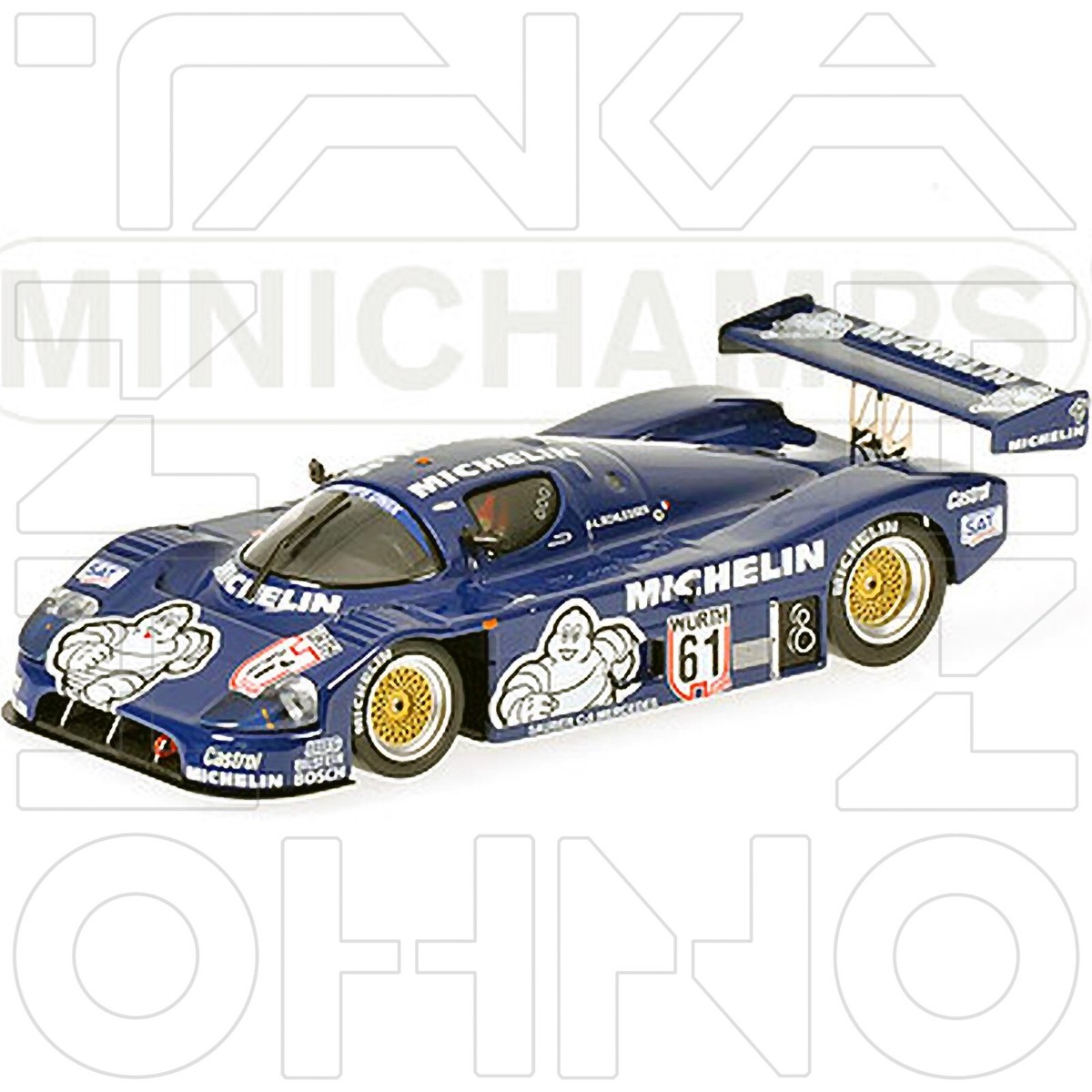 Sauber Mercedes C9 #61 SCHLESSER SUPERCUP 1987 MINICHAMPS PMA 1:43