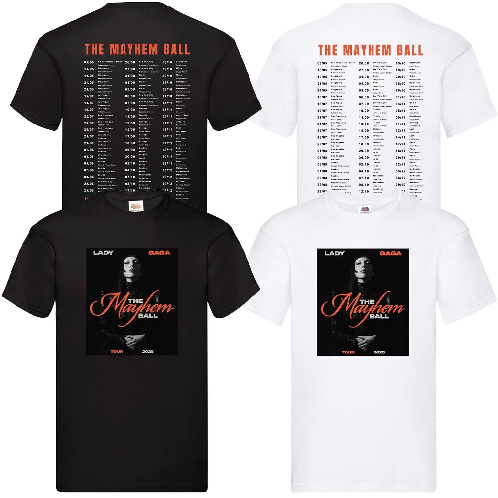 Lady Gaga The Mayhem Ball T-Shirt 2025 World Tour Concert Tee UK