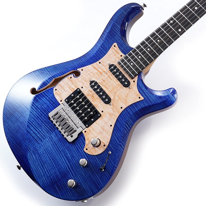 Knaggs Guitars Chesapeake Severn Trem HSS Semi-Hollow Ocean Blue