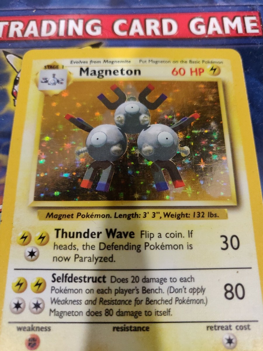 Pokemon Card Magneton 9/102 Rare Holo 60HP | eBay