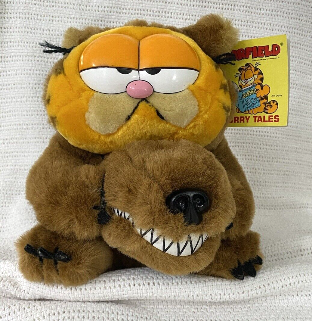 Vintage Garfield Big Bad Wolf Stuffed Plush Animal | eBay