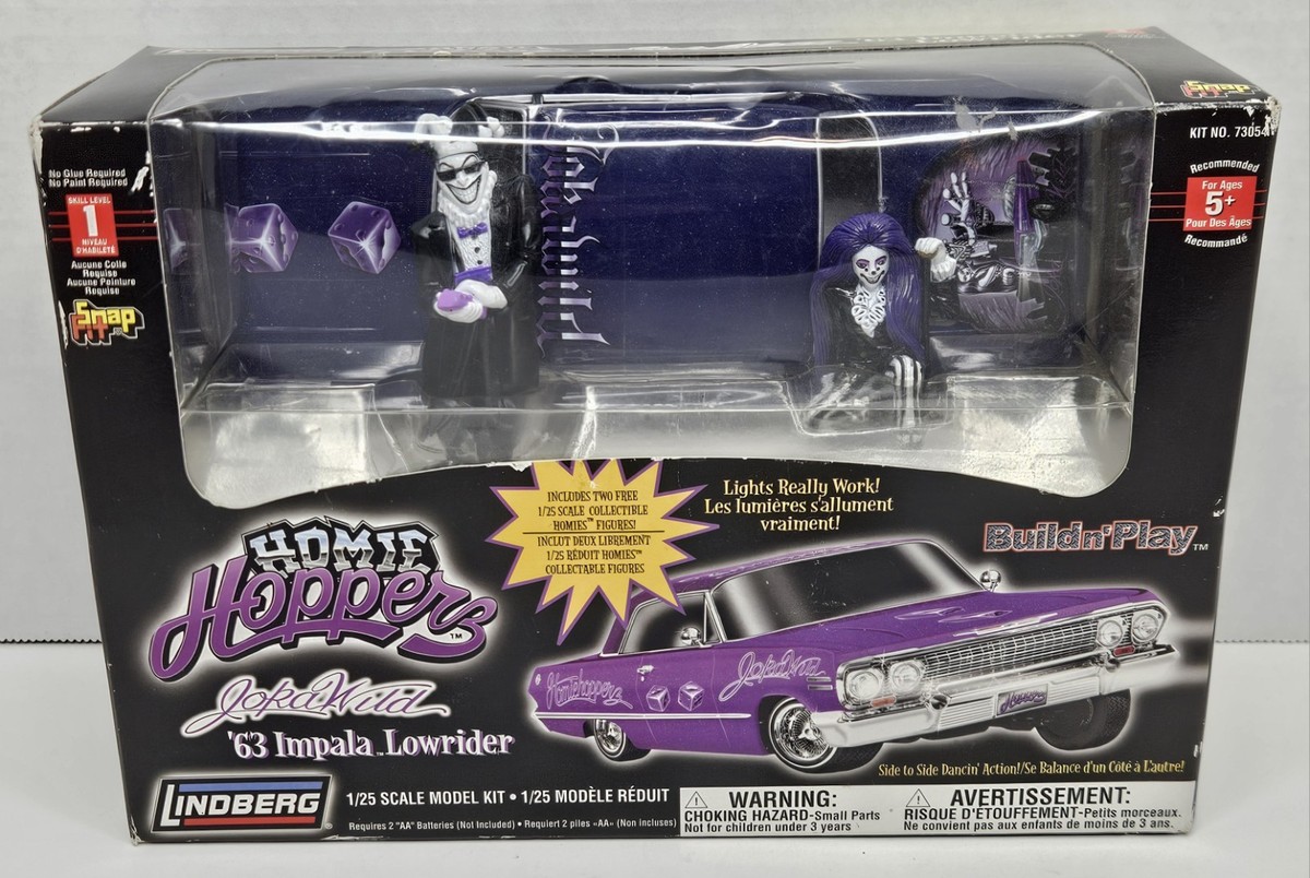 Lindberg Homie Hoppers Joka Wild 1963 Impala Lowrider & 1/25