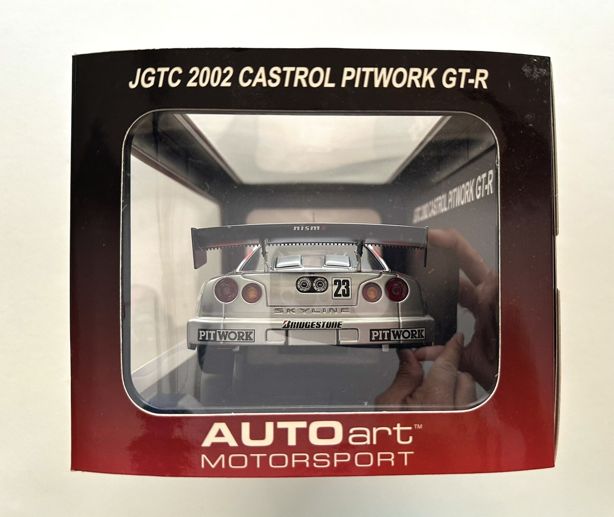 AUTOART ✨ 1:18 NISSAN SKYLINE R34 GTR Castrol/Pitwork #23 2002