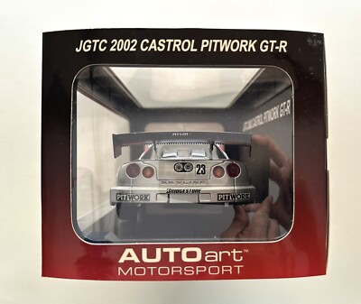 AUTOART ✨ 1:18 NISSAN SKYLINE R34 GTR Castrol/Pitwork #23 2002