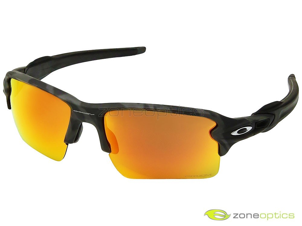 Oakley Flak 2.0 XL Sunglasses OO9188-8659 Black Camo/Prizm Ruby | eBay