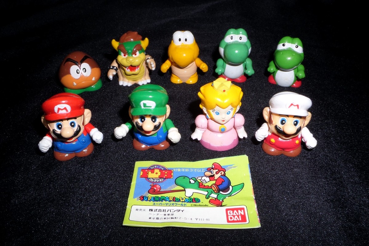 スーパーマリオワールド ガシャポンキッズ 全6種セット 1993 バンダイ