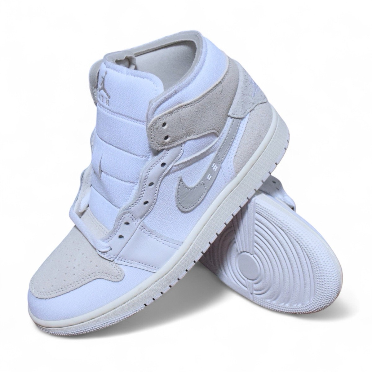 Nike Air Jordan 1 Mid SE Craft Inside Out White Sail Tech Grey