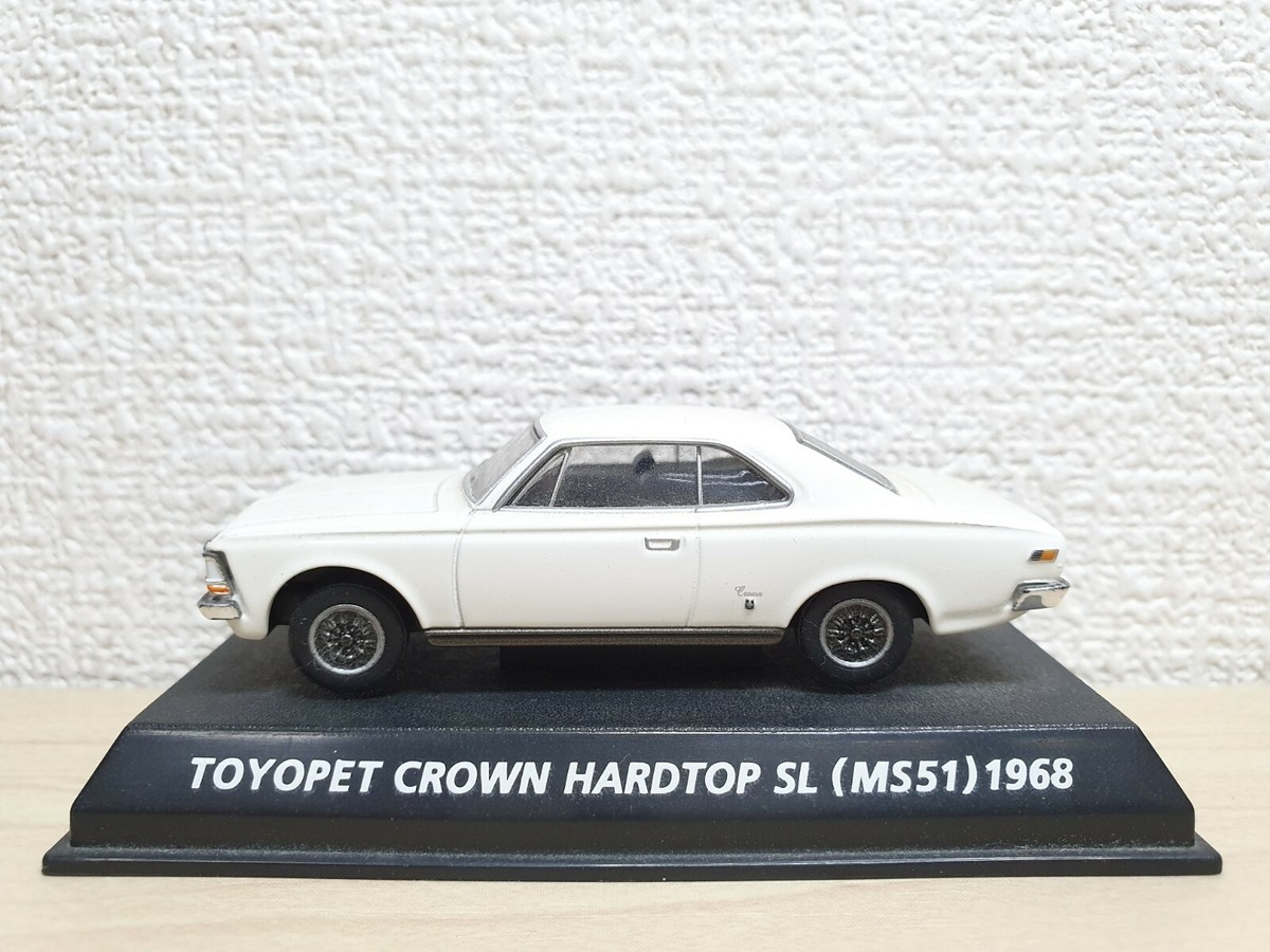 1/64 Konami 1968 TOYOTA TOYOPET CROWN Hardtop SL WHITE diecast car