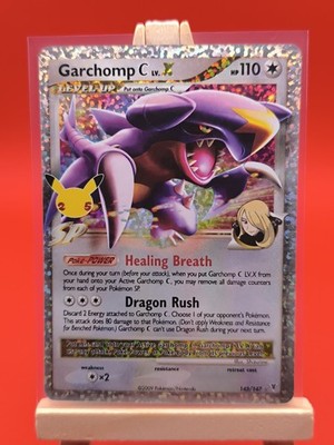 Garchomp C LV.X 145/147 Celebrations Textured Ultra Rare Holo