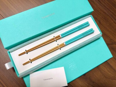 Tiffany & Co. Chopsticks Set of 2 with Box Bamboo | eBay