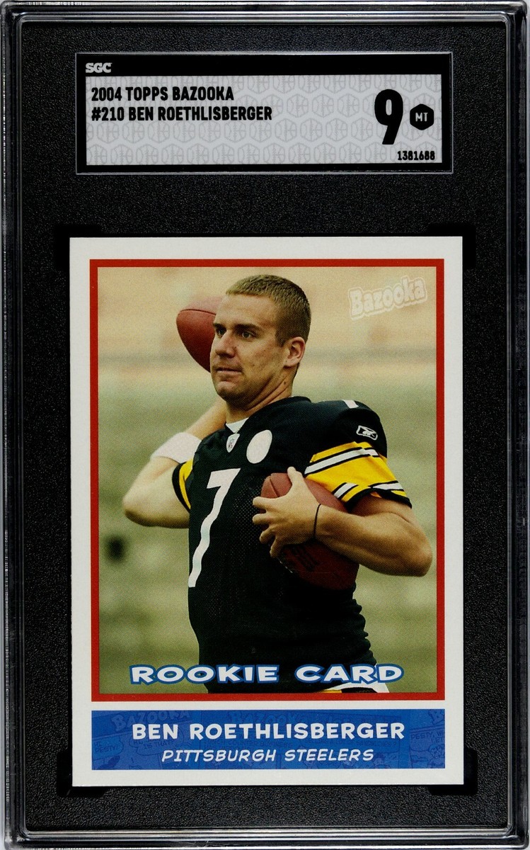 04 Topps Bazooka ROOKIE RC Card # 210 BEN ROETHLISBERGER