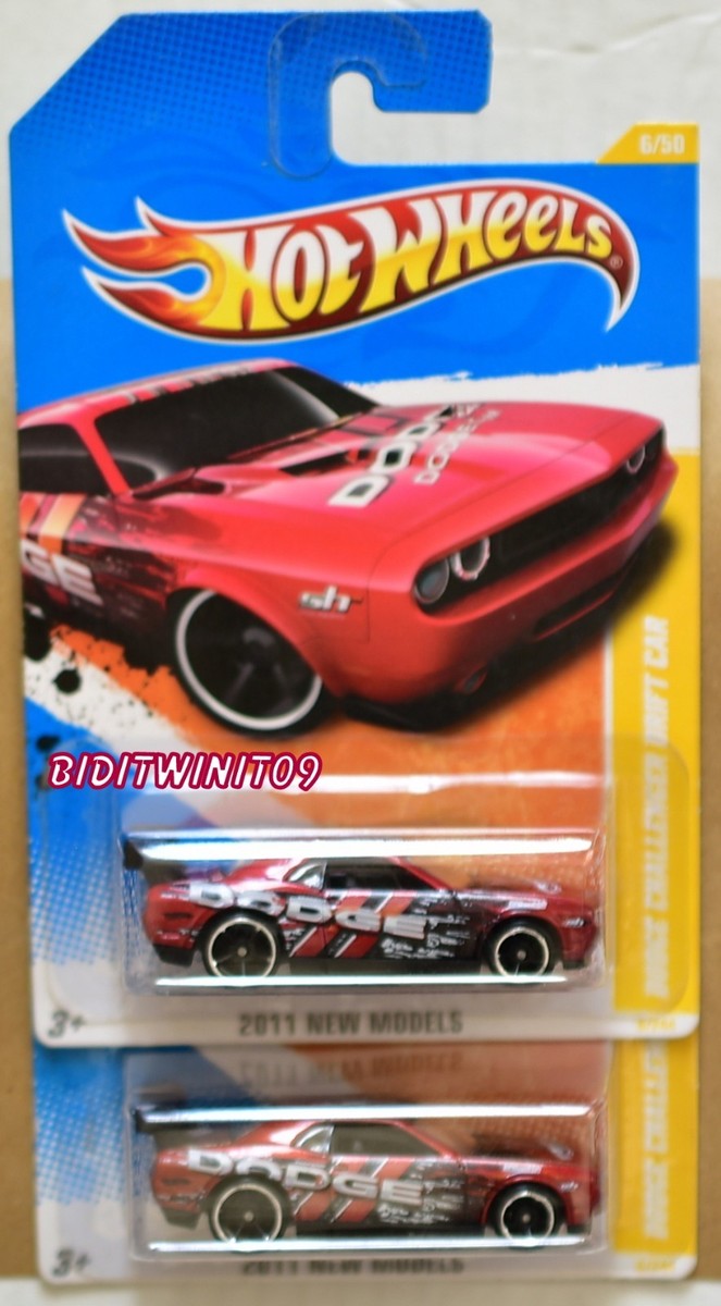 HOT WHEELS 2011 NEW MODELS DODGE CHALLENGER DRIFT CAR COLOR