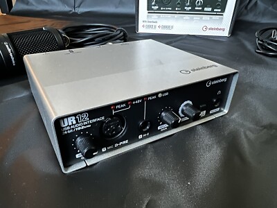 Steinberg UR12 USB Audio Interface W/ Audio Technica AT2020 Studio