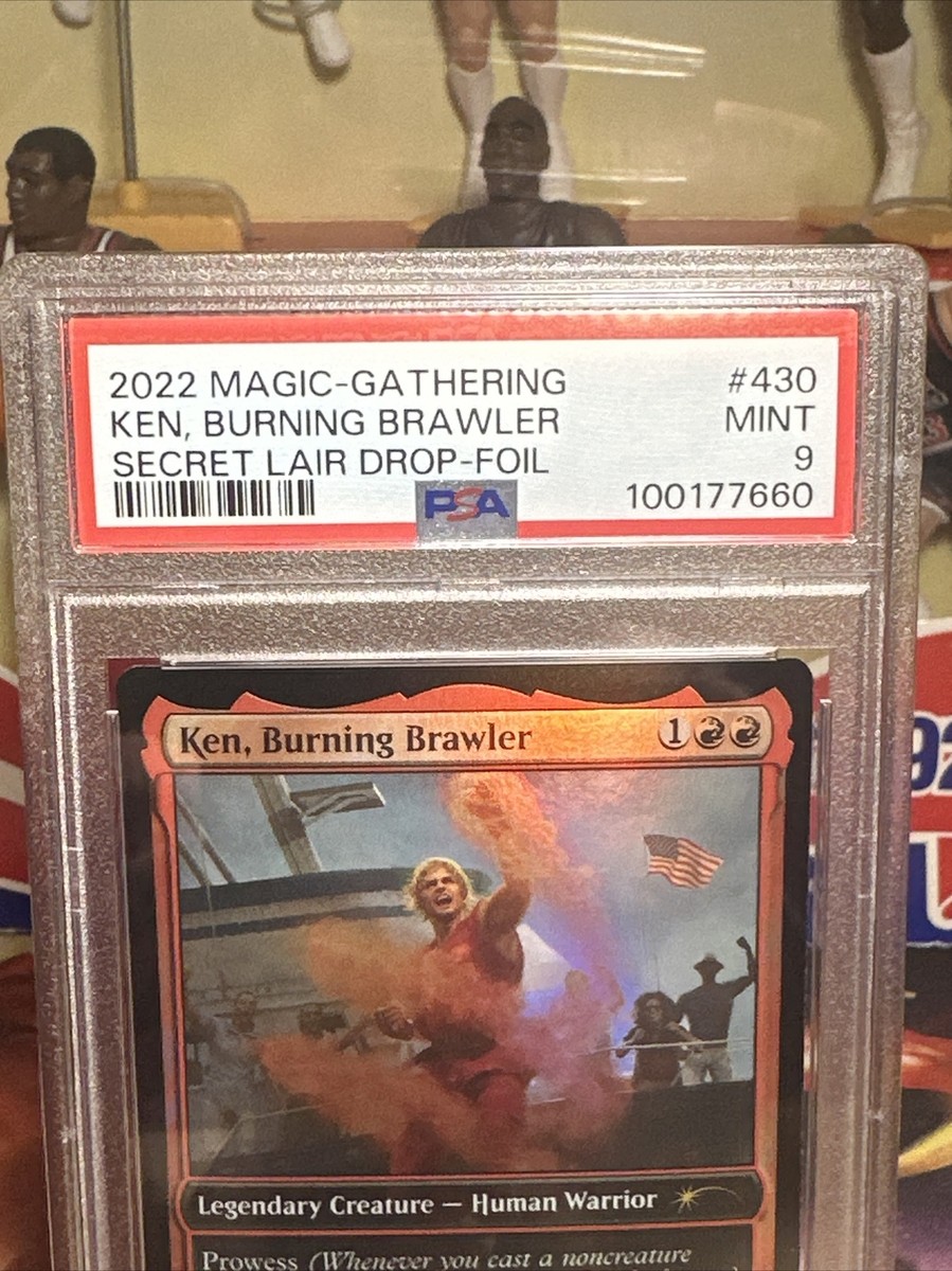 2022 Magic the Gathering MTG Ken, Burning Brawler Secret Lair Foil