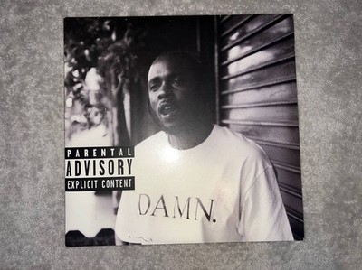 KENDRICK LAMAR - DAMN. COLLECTORS EDITION CLEAR VINYL. GOOD