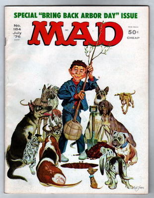 MAD Magazine #184 w DOUBLE COVERS Alfred E Neuman 1976 | eBay
