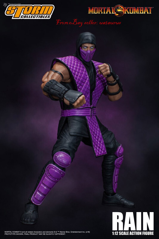 Perfect Storm Toys Mortal Kombat Rain purple Ninja 1/12 In Stock