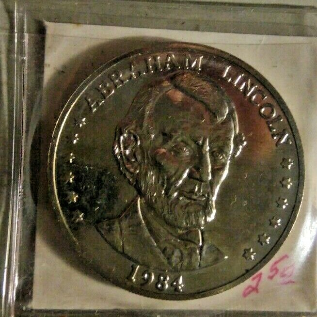 1984 Abraham Lincoln 175th Anniversary Coin- Double eagle token | eBay