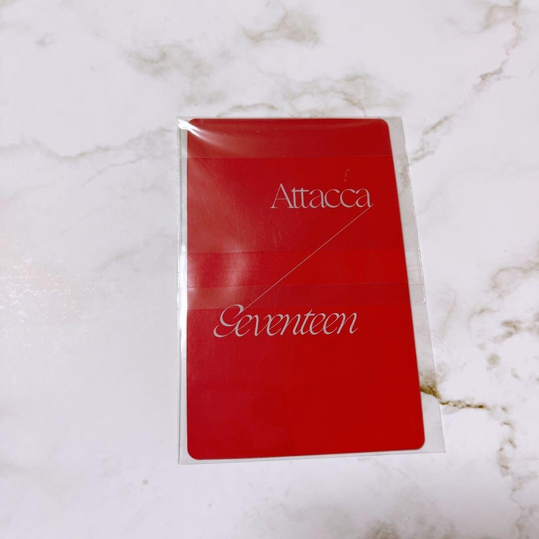 SEVENTEEN JEONGHAN Official Photo Card 9th mini Album Attacca