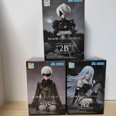 NieR: Automata Ver.1.1a Chokonose premium figure 2B 9S A2 Set SEGA